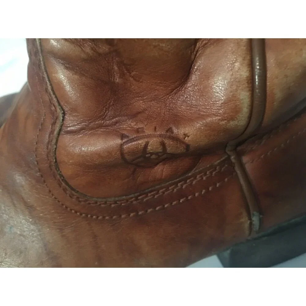 Ariat Brown Leather Boots Men’s Sz 8 D‎ Style No 35503